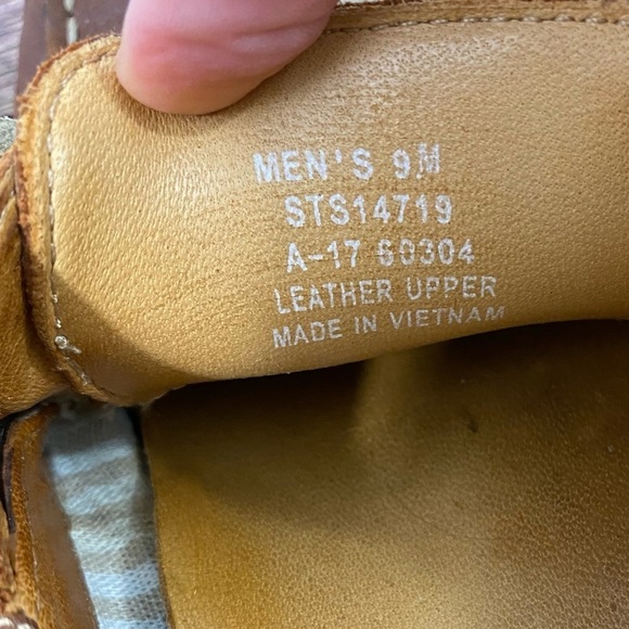 Sperry Men's Top Sider Gold Cup Boat ASV 2 Eye Brown Leather Shoes Size 9M - Picture 6 of 16